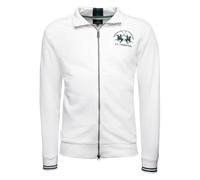La Martina Herren Sweatjacke MAF300 Weiss XXL