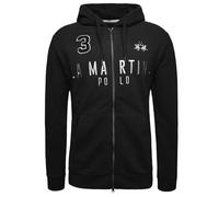 La Martina Herren Sweatjacke MAF305 Schwarz L