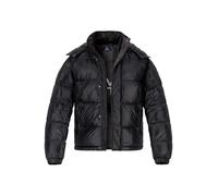 LA MARTINA Jacke Herren Stehkragen Mikrofaser schwarz, M