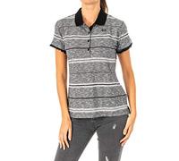 La Martina Kurzarm-Poloshirt, Schwarz-Weiss, Small