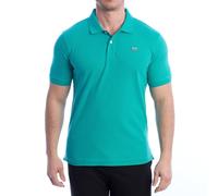 La Martina LA Herren-Poloshirt, Slim Fit, Baumwolle, Vivid Green, XL, mehrfarbig, XL