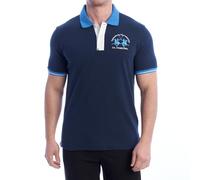 La Martina Polohemd für Damen, Poloshirt mit Polokragen, Kurzarm, 100% Baumwolle, Größe M, Mehrfarbig