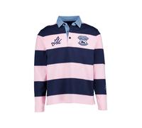 LA MARTINA Pullover Herren Regular Fit Baumwolle blau gestreift, L