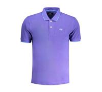 La Martina Purple Cotton Polo Herren Shirt, Violett, XL