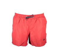 LA MARTINA Rote Badeboxer mit Taschen und Innen-Slip - Größe: XL