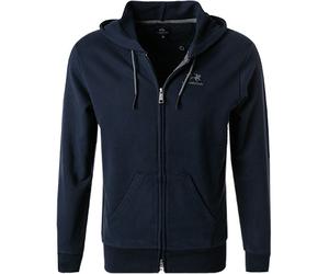 LA MARTINA Sweatjacke Herren Regular Fit Baumwolle blau, 3XL