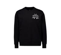 LA MARTINA Sweatshirt Herren Regular Fit Rundhals Baumwolle schwarz, XL