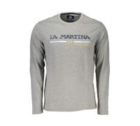 La Martina T-Shirt aus grauer Baumwolle für Herren, grau, XXL