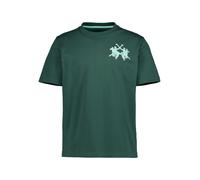 LA MARTINA T-Shirt Herren Regular Fit Kurzarm Rundhals Baumwoll-Jersey grün, M