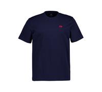 LA MARTINA T-Shirt Herren Regular Fit Kurzarm Rundhals Baumwolle blau, L