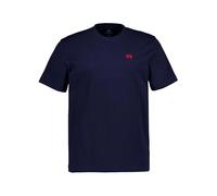 LA MARTINA T-Shirt Herren Regular Fit Kurzarm Rundhals Baumwolle blau, M