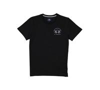 LA MARTINA T-Shirt Herren Regular Fit Kurzarm Rundhals Baumwolle schwarz, M