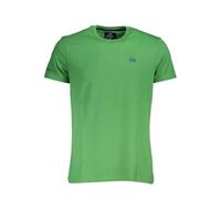 LA MARTINA TShirt Grün Kurzarm Rundhals Stickerei Logo - Größe: XL