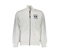 La Martina Weißes Baumwoll Herren Sweatshirt M