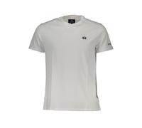 La Martina Weißes Baumwoll-Herren-T-Shirt XL