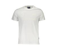 LA MARTINA Weißes Logo T-Shirt Kurzarm Rundhals - Größe: XL