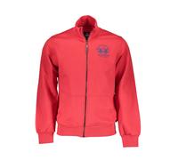 LA MARTINA Zip Sweatshirt mit Sticklogo - Größe: M