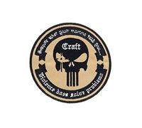 LA PATCHERIA Patch Craft Chris Kyle American Sniper, 9,5 x 9,5 cm, 100 % bestickt mit original Velcro® Marke Klettverschluss, auf der Rückseite genäht - hohe Qualität - zum Dekorieren von Jacken,