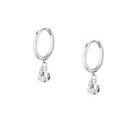 La Petite Story Creolen 925er Silber silber, weiß Damen