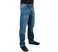 LA Police Gear Herren Terrain Flex Relaxed Fit Tactical Jeans Bequeme Stretch Denim Jeans EDC Stretch Bund Jeans, Vintage Wash, 34W / 32L
