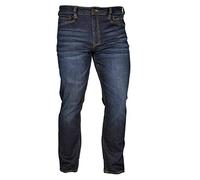 LA Police Gear Herren Terrain Flex Taktische Jeans, Bequeme Stretch Denim Jeans für Herren, EDC Stretch Bund Jeans, Slim Fit / Medium Wash, 42W / 30L
