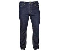 LA Police Gear Herren Terrain Flex Taktische Jeans, Bequeme Stretch Denim Jeans für Herren, EDC Stretch Bund Jeans, Slim Fit/Dark Wash, 32W / 34L