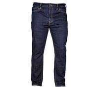 LA Police Gear Herren Terrain Flex Taktische Jeans, Bequeme Stretch Denim Jeans für Herren, EDC Stretch Bund Jeans, Straight Fit/Dark Wash, 32W / 32L