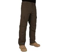 LA Police Gear Herren Urban Ops Tactical Pants, Leichte Cargohose für Herren, Wasser/Fleckenresistent, Durable Ripstop Pants, Braun, 34W / 36L