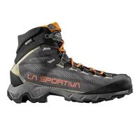 La Sportiva - Aequilibrium Hike GTX - Wanderschuhe, Gr. 45.5, grau/schwarz (Carbon/Papaya)