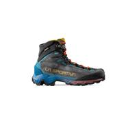 LA SPORTIVA Aequilibrium Hike GTX Herren Bergschuhe Carbon/Tropic Blue EU 45