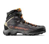 La Sportiva - Aequilibrium Hike GTX - Wanderschuhe, Gr. 45.5, grau/schwarz (Carbon/Papaya)