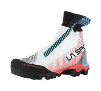 La Sportiva - Bergsteigen-Schuhe aus GORE-TEX® - Aequilibrium Speed GTX W White/Hibiscus für Damen - Größe 41 - Weiß Weiß 41