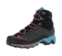 LA SPORTIVA Aequilibrium Trek Woman GTX wasserdichte, leichte und stabile Damen Bergschuhe mit griffiger Laufsohle | Hikingschuhe | Trekkingschuhe Carbon Malibu EU 37,5