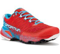 La Sportiva - Women's Akasha II - Trailrunningschuhe, Gr. 36.5, rot (Hibiscus/MalibuBlue)