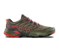 La Sportiva - Akasha II - Trailrunningschuhe, Gr. 49.5, cypress /rot (Cypress/MountainRed)
