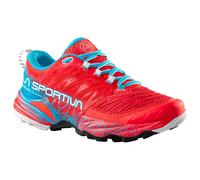 La Sportiva - Trailrunning-Schuhe - Akasha II Woman Hibiscus/Malibu Blue für Damen - Größe 39,5 - Rot Rot 39.5