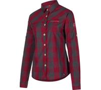 Andes LS Shirt W, Wanderbluse, Damen - La Sportiva 900403 Carbon/Flamingo XS