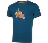 La Sportiva Ape T-Shirt M Storm Blue/Hawaiian Sun L