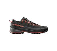 La Sportiva - Approach-Schuhe GORE-TEX® - TX4 Evo GTX Carbon/Cherry Tomato für Herren aus Leder - Größe 41 - Grau Grau 41