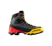La Sportiva - Bergsteigen-Schuhe aus GORE-TEX® - Aequilibrium LT GTX Black/Yellow für Herren aus Leder - Größe 42.5 - schwarz schwarz 42.5