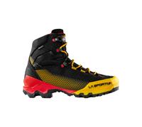 La Sportiva - Bergsteigen-Schuhe aus GORE-TEX® - Aequilibrium ST GTX Black/Yellow für Herren aus Leder - Größe 43 - schwarz schwarz 43