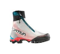 La Sportiva - Bergsteigerschuhe aus GORE-TEX - Aequilibrium Speed GTX W White/Hibiscus für Damen - Größe 38.5 - Weiß Weiß 38.5