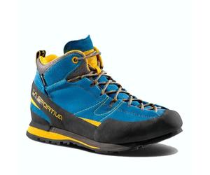 La Sportiva - Boulder X Mid - blue/yellow - Größe 43 - Bergschuhe