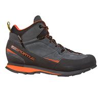 La Sportiva Boulder X Mid Schuhe Herren carbon/flame EU 43 2021 Trekking- & Wanderschuhe