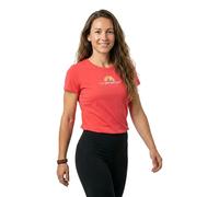 La Sportiva - Women's Brand Tee - T-Shirt, Gr. XS, rot (Hibiscus)