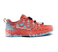 La Sportiva - Kid's Bushido II - Trailrunningschuhe, Gr. 35, rot (Hibiscus/MalibuBlue)