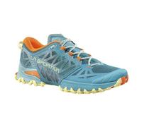 La Sportiva Bushido III Damen Trailrunningschuhe hellblau/gelb/orange - 37.5