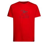Cinquecento T-Shirt Klettershirt Herren-Mountain Red-XL