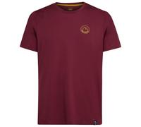LA SPORTIVA Herren Klettershirt Circle Logo dunkelrot | L