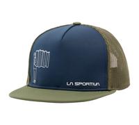 LA SPORTIVA Citizen of the Mountain Cap mit Mesh-Rückseite, Kletterprint und Verstellbarer Passform. Ideal für Bouldern, Klettern und Outdoor. - L/XL